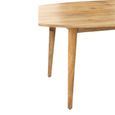 Camille Dining Table - 200cm - 8 Seater - Oval - Natural - Mango Wood