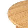Dining Table - 150cm - 6-8 Seater - Round - Natural - Teak Wood