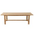 Dining Table - 240cm - 10 Seater - Natural - Mango Wood