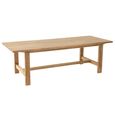 Dining Table - 240cm - 10 Seater - Natural - Mango Wood