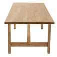 Dining Table - 240cm - 10 Seater - Natural - Mango Wood