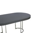 Genoa Dining Table - 6 Seater - 180cm - Oval - Grey