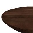 Jesper Dining Table - 130cm - 6 Seater - Round - Star Base - Chestnut - Mango Wood
