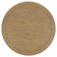 Chateau Dining Table - 120cm - 4 Seater - Round - Pedestal Base - Grey Painted - Pine