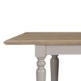 Chateau Extending Dining Table - 200cm-250cm - 8-10 Seater - Grey Painted - Pine