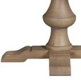 Chateau Dining Table - 120cm - 4 Seater - Round - Pedestal Base - Natural - Rustic Pine