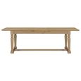 Chateau Extending Dining Table - 200cm-250cm - 8-10 Seater - Natural - Rustic Pine