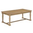 Chateau Extending Dining Table - 200cm-250cm - 8-10 Seater - Natural - Rustic Pine