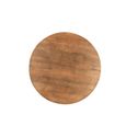 Salvator Fluted Dining Table - 130cm - 4 Seater - Round - Pedestal - Natural - Mango Wood