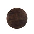 Salvator Fluted Dining Table - 130cm - 4 Seater - Round - Pedestal - Walnut - Mango Wood