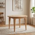 Cotswold Oak Dining Table - 110cm - 4 Seater - Round - Natural