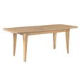 Cotswold Oak Extending Dining Table - 160cm-200cm - 6-8 Seater - Natural