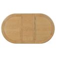 Dorchester Extending Dining Table - 120cm-160cm - 4-6 Seater - Oval - Rustic Oak