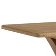 Dorchester Extending Dining Table - 200cm-250cm - 6-10 Seater - Cross Legs - Rustic Oak
