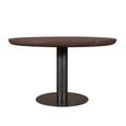 Baldwin Dining Table - 130cm - 4 Seater - Round - Pedestal - Mango Wood