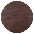 Baldwin Dining Table - 130cm - 4 Seater - Round - Pedestal - Mango Wood