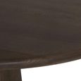Harper Dining Table - 230cm - 10 Seater - Oval - Double Pedestal - Smoked Charcoal - Oak