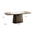 Langford Dining Table - 200cm - 8 Seater - Pedestal - Ceramic