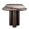 Langford Dining Table - 230cm - 10 Seater - Pedestal - Ceramic