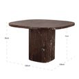 Baldwin Dining Table - 270cm - 10 Seater - Double Pedestal - Mango Wood