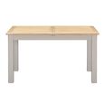Windermere Painted Butterfly Extending Dining Table - 140cm-180cm - 6-8 Seater - Oyster Grey