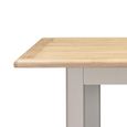 Windermere Painted Butterfly Extending Dining Table - 140cm-180cm - 6-8 Seater - Oyster Grey
