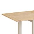 Windermere Painted Flip Top Dining Table - 85cm-170cm - 4-6 Seater - Square - Oyster Grey