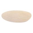 Renaissance Dining Table - 240cm - 10 Seater - Pedestal - Beige - Travertine
