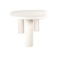 Bloomstone White Lime Plaster 8 Seater Pedestal Dining Table