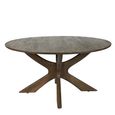 Montereux Dining Table - 150cm - 6 Seater - Round - Spider Legs - Malta - Mango Wood