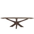 Montereux Dining Table - 220cm - 8 Seater - Oval - Spider Legs - Malta - Mango Wood