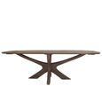 Montereux Dining Table - 250cm - 10 Seater - Oval - Spider Legs - Malta - Mango Wood