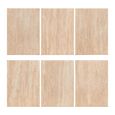 Fictus Travertine Beige 10 Seater Oval Pedestal Dining Table