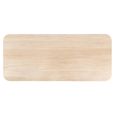 Nando Dining Table - 230cm - 10 Seater - Double Pedestal - Brown - Ceramic and Oak