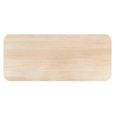 Nando Dining Table - 270cm - 10 Seater - Double Pedestal - Brown - Ceramic and Oak