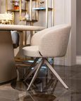 Clayton Lime Plaster 10 Seater Oval Pedestal Dining Table