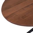 Stafford Dining Table - 230cm - 10 Seater - Oval - Spicebrown and Black - Mango Wood and Metal