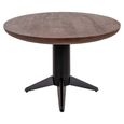 Stafford Dining Table - 280cm - 12 Seater - Oval - Spicebrown and Black - Mango Wood and Metal