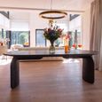 Fairmont Black Oak 8 Seater Oval Dining Table