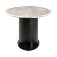 Brodman Grey Marble 8 Seater Oval Pedestal Dining Table