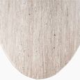 Brodman Grey Marble 8 Seater Oval Pedestal Dining Table