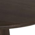 Harper Dining Table - 230cm - 10 Seater - Oval - Double Pedestal - Smoked Charcoal - Oak