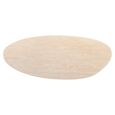 Renaissance Dining Table - 240cm - 10 Seater - Pedestal - Beige - Travertine