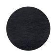Celeste Dining Table - 90cm - 2 Seater - Round - Black - Wood and Metal