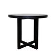 Iris Coffee Table - 90cm - 2 Seater - Round - Wenge Black - Wood