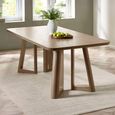 Caravelle Dining Table - 200cm - 8 Seater - Smokey - Oak Effect