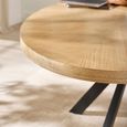 Bondi Dining Table - 200cm - 10 Seater - Oval - Spider Legs - Natural and Black - Oak and Metal