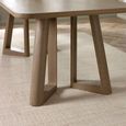 Caravelle Dining Table - 200cm - 8 Seater - Smokey - Oak Effect