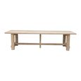 Carbon Dining Table - 240cm - 10 Seater - Natural - Pine Wood