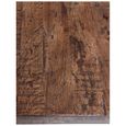 Neil Industrial Dining Table - 180cm - 6 Seater - Brown and Black - Wood and Metal